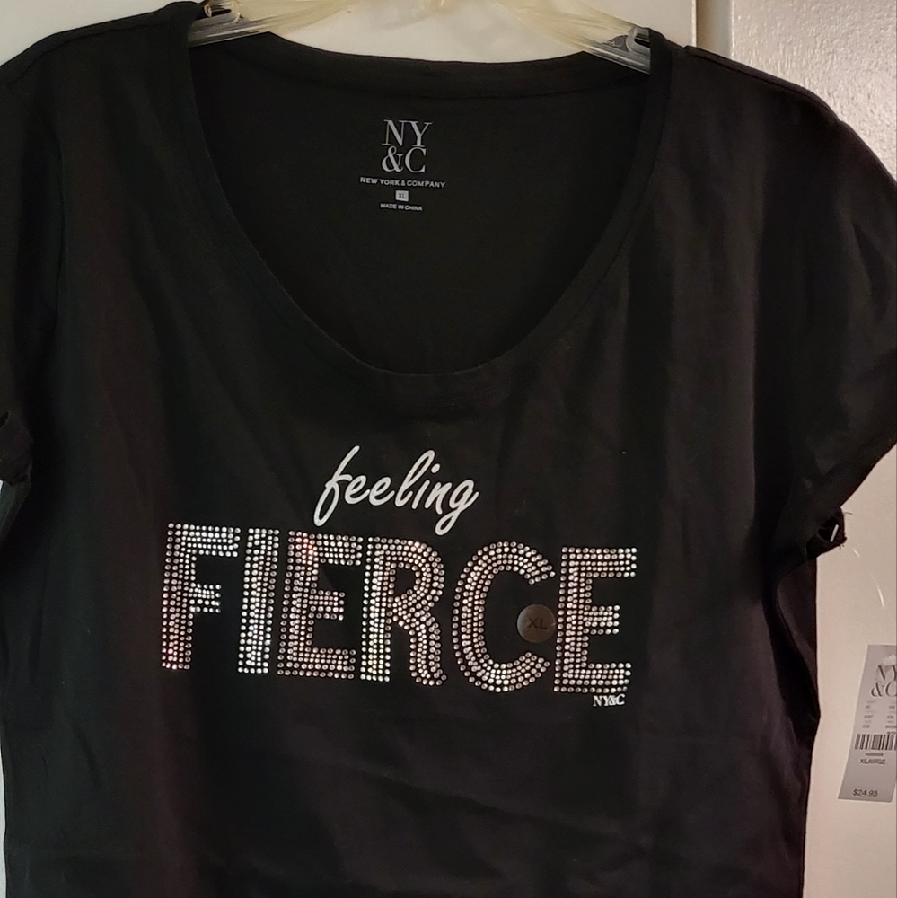 Womens Rhinestone Tee